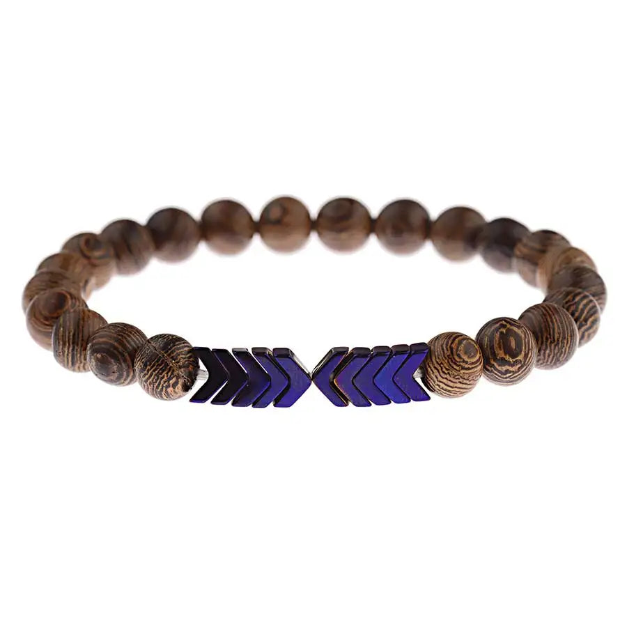 Men Bracelet Natural Moonstone Bead Tibetan Buddha Bracelet Chakra Lava Stone Diffuser Bracelets Men Jewelry