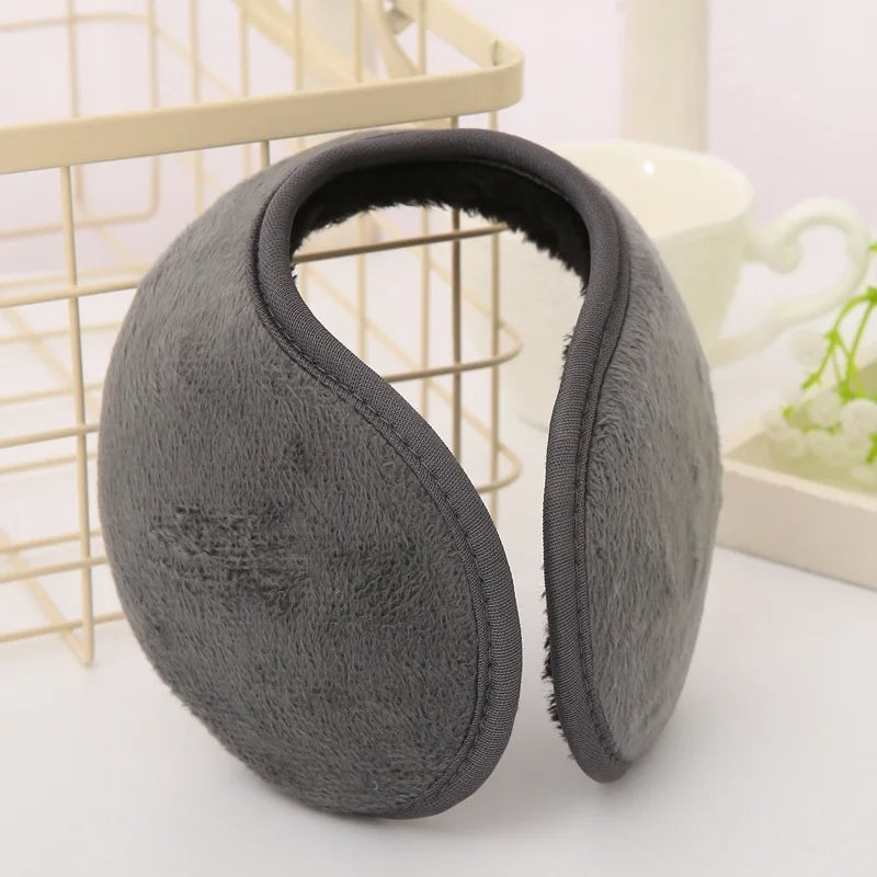 Cotton Earmuffs Soft Thicken HeadBand Plush Ear Cover Muff Protector Earflap for Men Women Girls Ear Winter Warmer