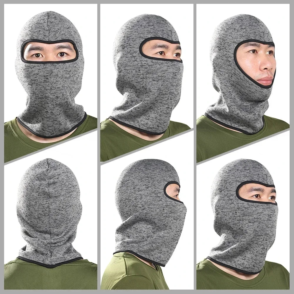 Polar Fleece Winter Warmer Thermal Windproof Balaclava Cold Weather Hat Helmet Liner Full Face Caps Men Women Cap Beanies 2020