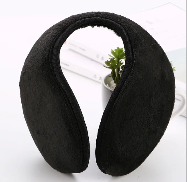 Cotton Earmuffs Soft Thicken HeadBand Plush Ear Cover Muff Protector Earflap for Men Women Girls Ear Winter Warmer