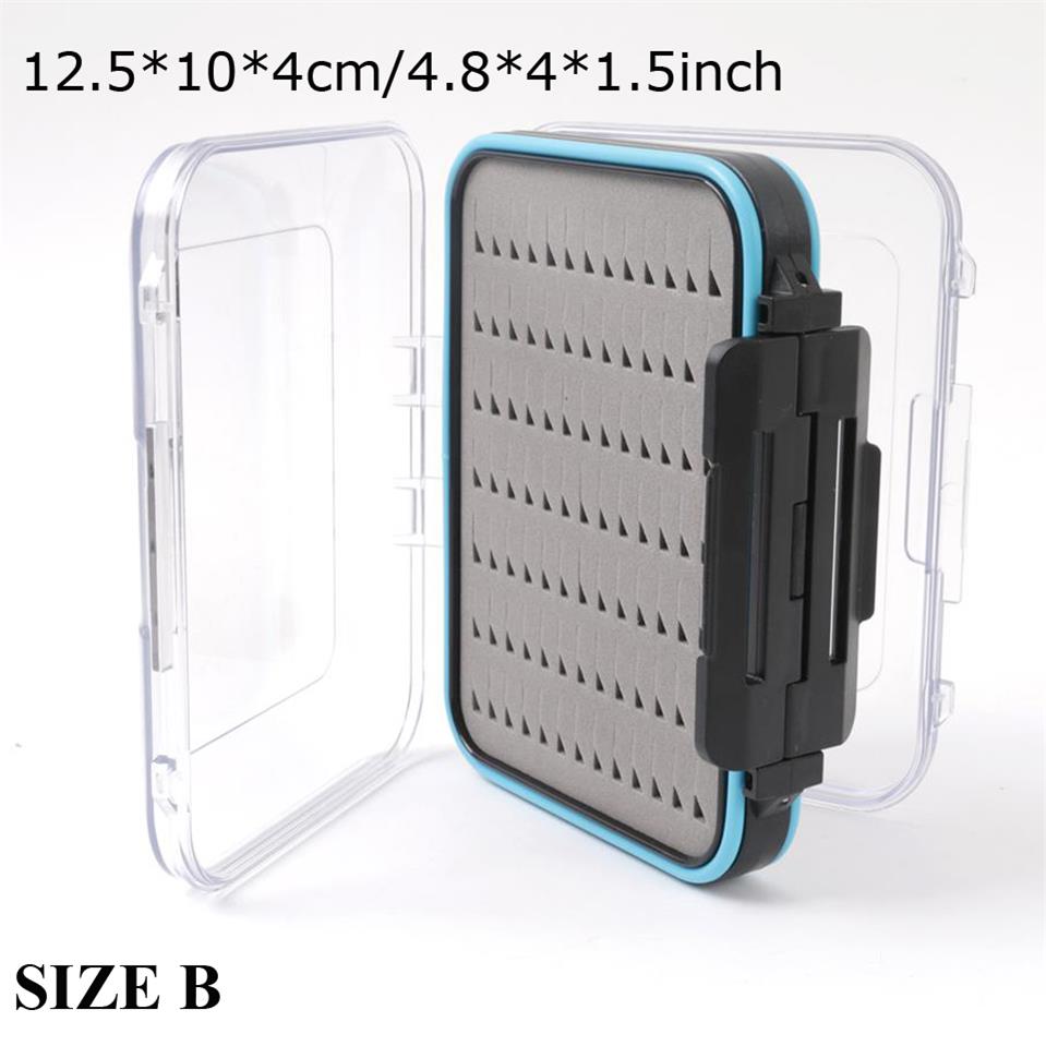 Maximumcatch Fly Box Waterproof Slit Foam High Density 4 Size Fly Fishing Tackle Box