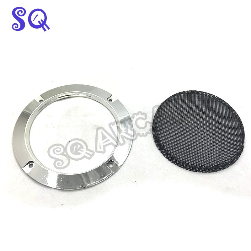 2pcs/Lot 4 Inch Silver Dynamic loudSpeaker Protective Grille Circle and Protective Black Iron Mesh DIY Decorative Arcade Cabinet