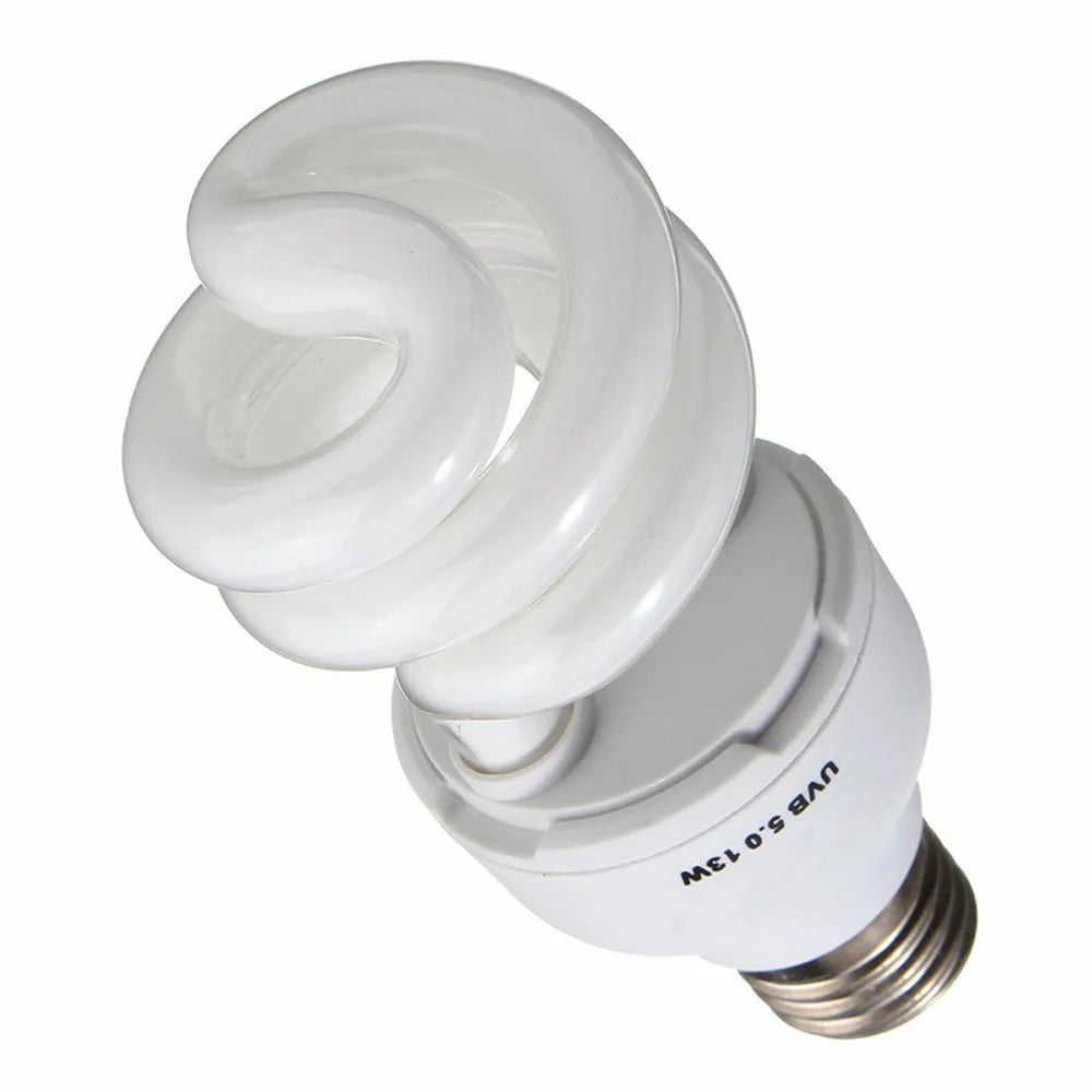 Reptile UVB 5.0 10.0 Lamp Bulb for Turtle Lizard Snake Lguanas Heat Calcium Lamp Bulb Energy Saving Light Reptile Succulent E27
