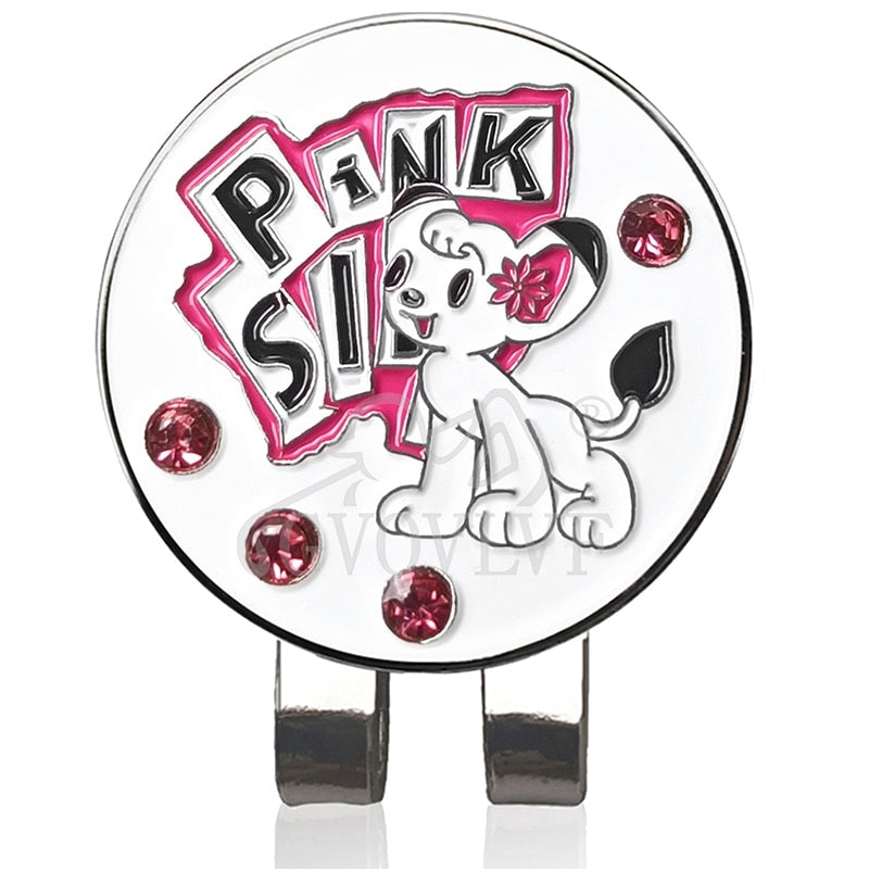 24 Kinds Different Design Golf Marker W Golf Hat Clip Clamp Golf Ball Mark Animals Wine Cup Plants Shoes Flag 1pcs