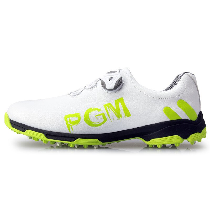 PGM Golf Shoes Men's Shoes Sports Waterproof Anti Slip for Golfer New Patented Rotate Buckle Shoelace Multi Colors Soft Shoe