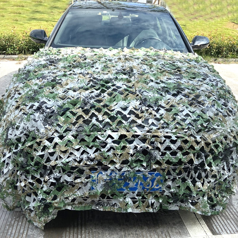1.5x6m 2x3m Hunting Military Camouflage Nets Woodland Army Training Camo Netting Car Covers Tent Shade Camping Sun Shelter