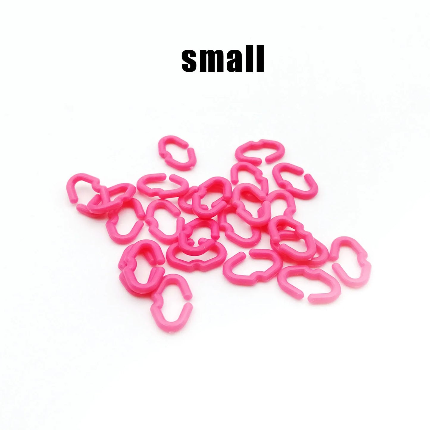 50pcs S M L Size Chicken Beak Clasp Cock Fasan Mouth Snap Ring Replace Peepers Eye Glasses Blinders Spectacles Anti-Pecking Feed