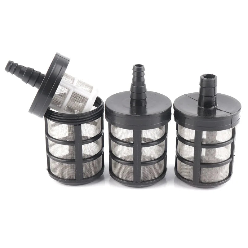 10 Kinds 8~14mm Hose Pipe Filter Car Wash Garden Irrigation Sprayer Pump Filtering Net Strainer Stainless Steel Mesh Filter