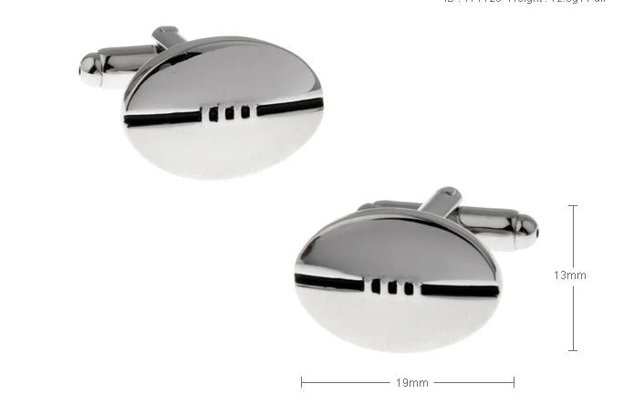 Men's Cufflinks Sport Series Rugby Golf Football Tennis Design Cuff Links for Men Copper Quality