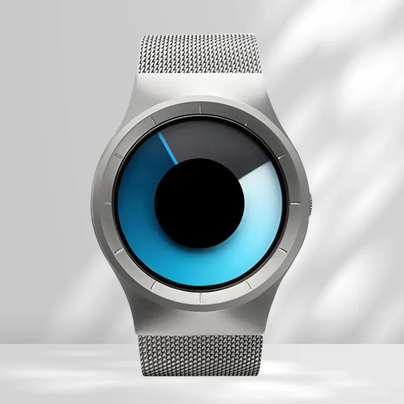 Creative Quartz Watches Men Top FASHION Brand Casual Stainless Steel Mesh Band Unisex Watch Clock Male Female Gentleman