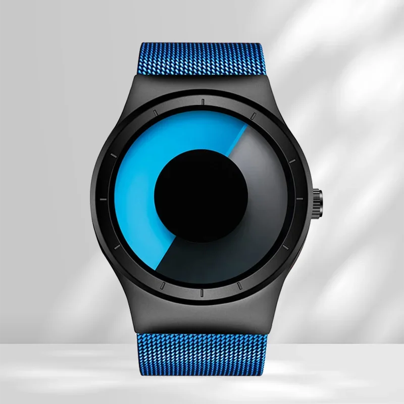 Creative Quartz Watches Men Top FASHION Brand Casual Stainless Steel Mesh Band Unisex Watch Clock Male Female Gentleman