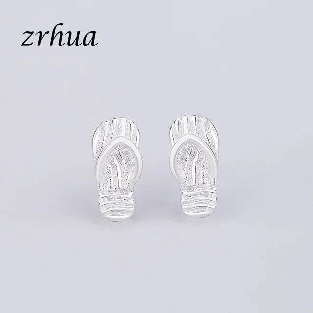 Newest 925 Sterling Silver Needle Women's Jewelry Cute Chic Stud Earrings for School Girls Kids Lady Birthday S925 Stamp