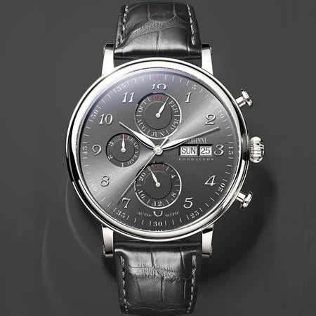 Men's Watches Switzerland LOBINNI Luxury Brand Perpetual Calendar Multi-Function Seagull Automatic Mechanical Sapphire L13019-6