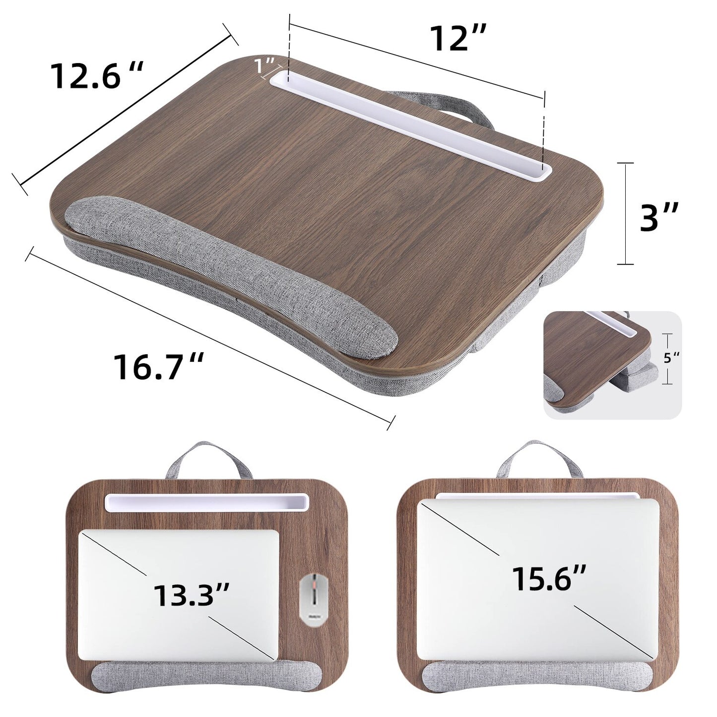MUMUCC Lap Desk Multifunctional Pillow Soft Base Laptop Desk Office Furniture Sofa Stand Lazy Bed Desk Gaming Desk Laptop Stand