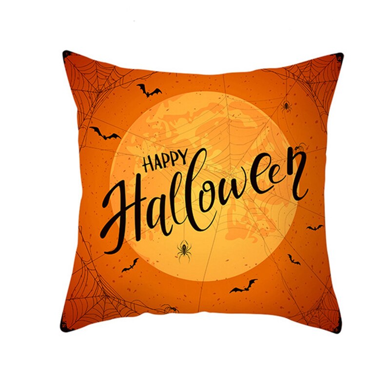 Halloween Decoration for Home Cartoon Pumpkin Bat Ghost Pillowcase Horror Halloween Party Supplies Accessories Haloween Ornament