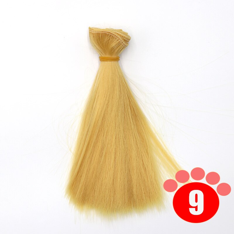 Msiredoll Bjd Wig 15*100CM or 20*100CM or 25*100CM Doll Hair for 1/3 1/4 1/6 Straight Hair Doll Hair Bjd Wig Diy