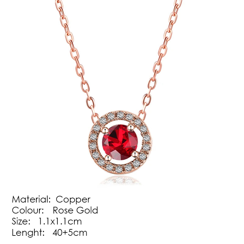 ZHOUYANG Pendant Necklaces Jewelry for Women Rose Gold Color Chain Jewellery Heart Necklace Cubic Zirconia N388