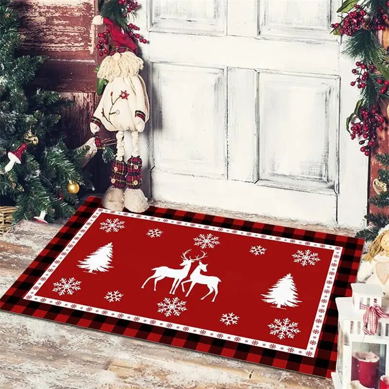 Waterproof Christmas Dining Tablecloth / Xmas Dining Chair Covers Christma