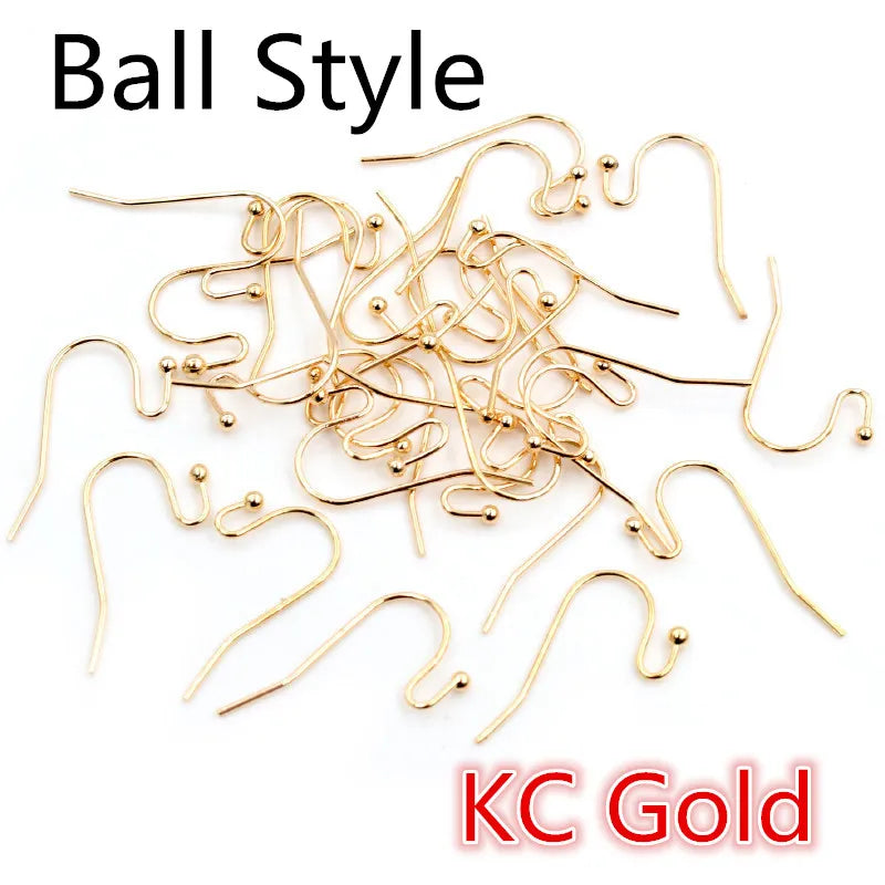 100pcs/Lot 20x17mm DIY Earring Findings Earrings Clasps Hooks Fittings DIY Jewelry Making Accessories Iron Hook Earwire Jewelry
