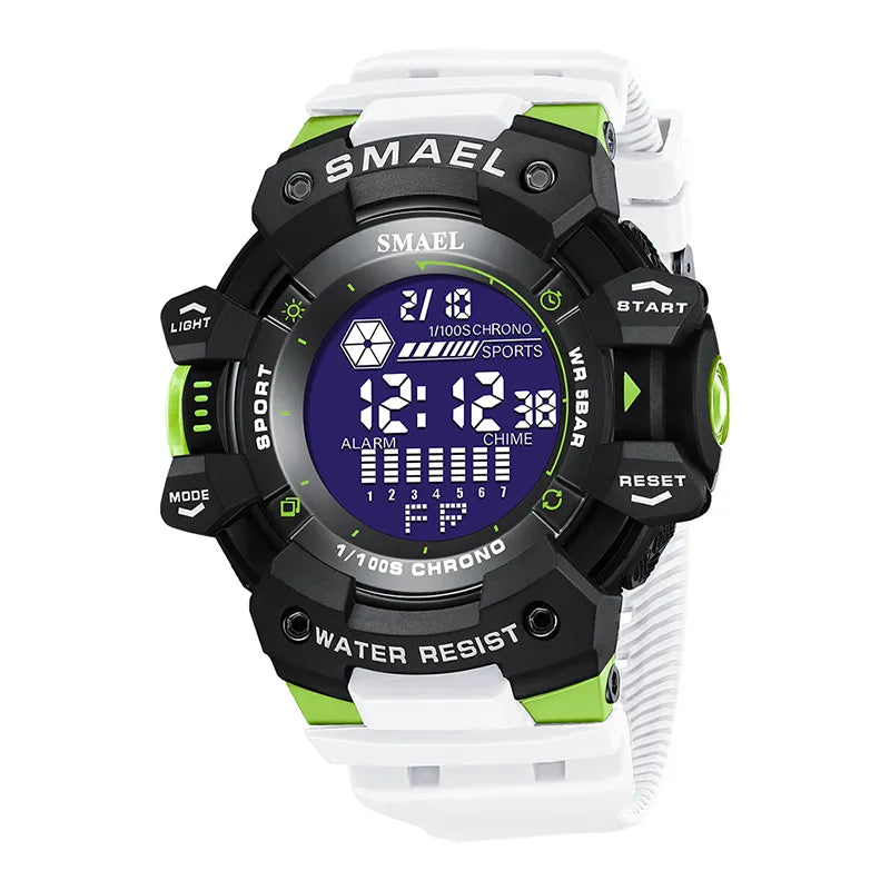 Mens Watch Military Water Resistant SMAEL Sport Watch Army Led Digital Wrist Stopwatches for Male 1802 Relogio Masculino Watches