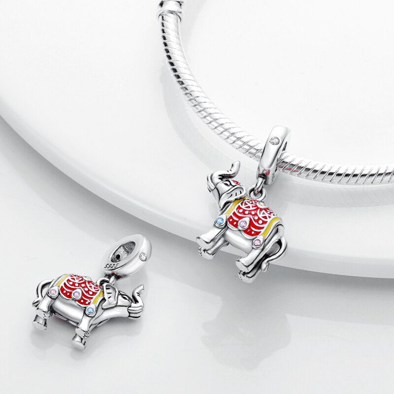Christmas Plata De Ley 925 New in Red Socks Santa Charm Christmas Tree Beads for Pandora 925 Bracelet Necklace Christmas Jewelry