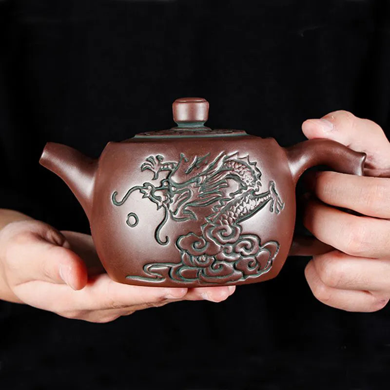 Yixing Raw Ore Household Teapot Handmade Large Capacity Tea Making Device Cerami