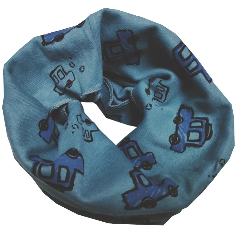 New Autumn Winter Girls Cotton Scarf Kids Scarf Bibs LIC Boys Girls Scarves Lovely Kids Collar Children Bufandas O Ring Scarf