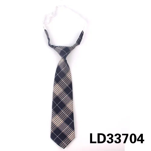 Fashion Women Neck Tie for Christmas Cotton Boys Girls Ties Slim Plaid Necktie for Casual Novelty Tie Rubber Neckties