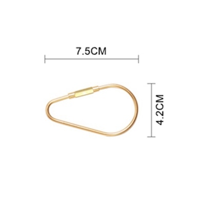 Creative Brass Keychain Portable Key Ring Bottle Opener Whistle Ruler Sealed Box Unique Organizer Tools Keychain Accessories