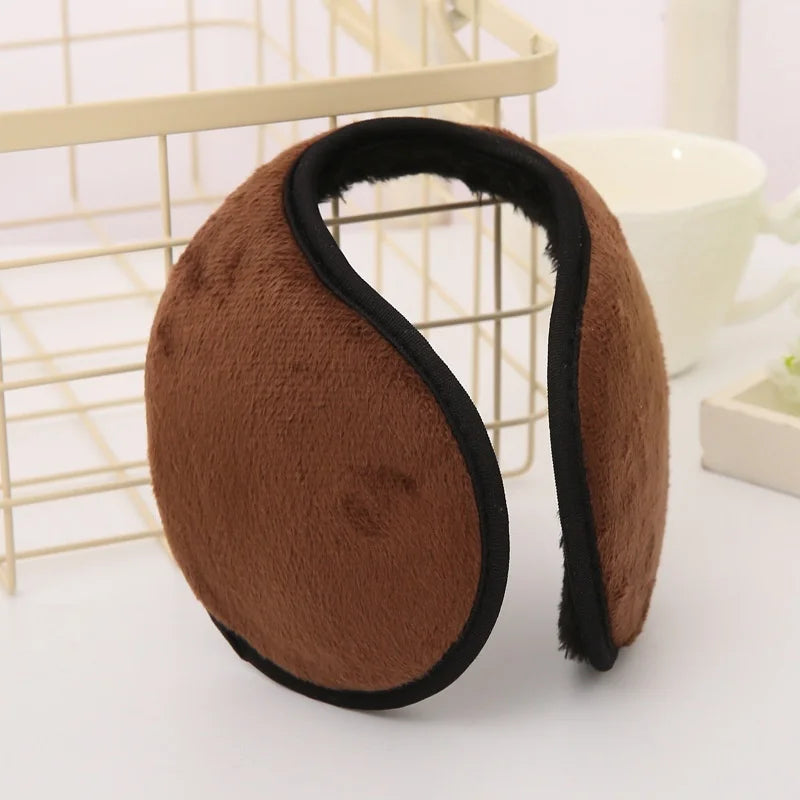Cotton Earmuffs Soft Thicken HeadBand Plush Ear Cover Muff Protector Earflap for Men Women Girls Ear Winter Warmer