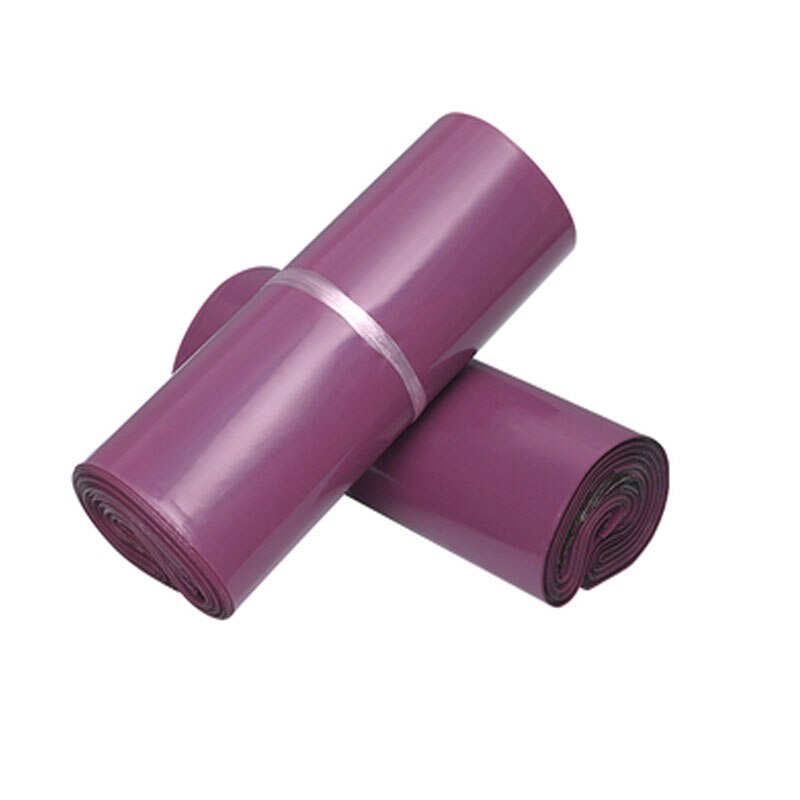 50pcs/Lots Purple Tote Bag Express Bag Courier Bags Self-Seal Adhesive Thick Waterproof Plastic Poly Envelope Mailing Bags