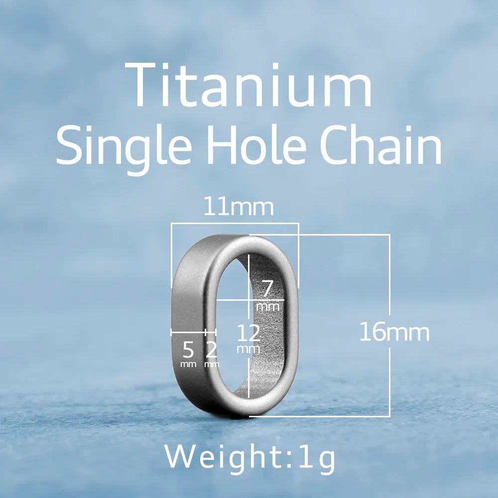 Real Titanium Keyring Super Lightweight Keychain Hanging Buckle for Car Key Ring Holder Quickdraw Tool Creative Accessories