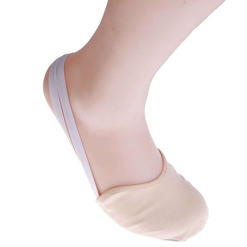 Half Length Rhythmic Gymnastic Shoes Roupa Ginastica Child Adult Gymnastics Pig Skin Sole Shoes Beige Dancing Dance