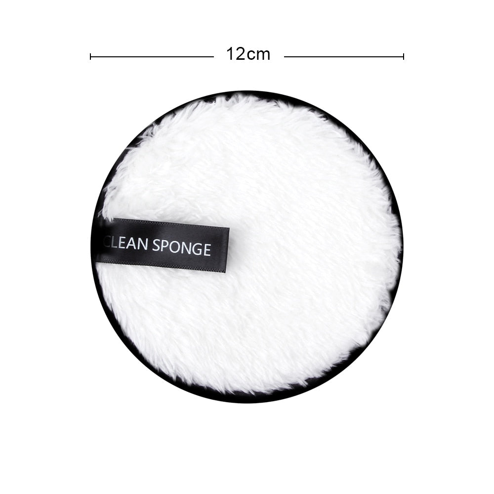 Makeup Remover Puff Reusable Make-Up Pads Washable Cleansing Cotton Microfiber Cloth Pad Skin Care Nail Art Cleaning Wipe Tools