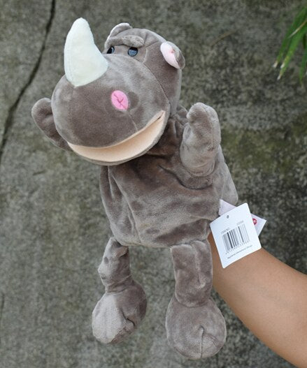Animal Glove Puppets Adults Hand Living Puppet Dog Theater Doll Toys Plushies Story Talking Muppet Show Muppets Family Toy
