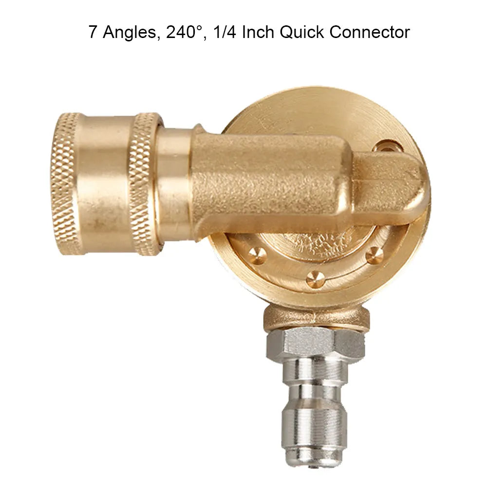 Pressure Washer Gun Adapter for Karcher K Series to 1/4'' Inch Quick Connect Fitting With Power Washer Spray Nozzle Tips