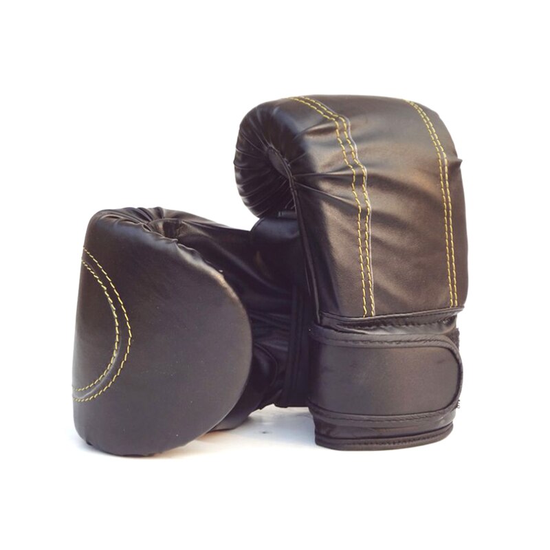 Adult Sanda Gloves Pu Skid-Proof Exposure Finger Boxing Sandbag Gloves Taekwondo