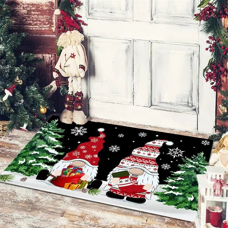 Waterproof Christmas Dining Tablecloth / Xmas Dining Chair Covers Christma