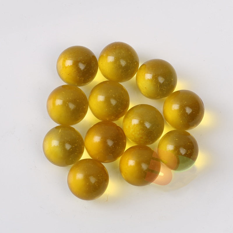 16mm Glass Marbles Balls Charms Clear Pinball Machine Home Decor for Fish Tank Vase Aquarium Toys for Kids Children 10PCS