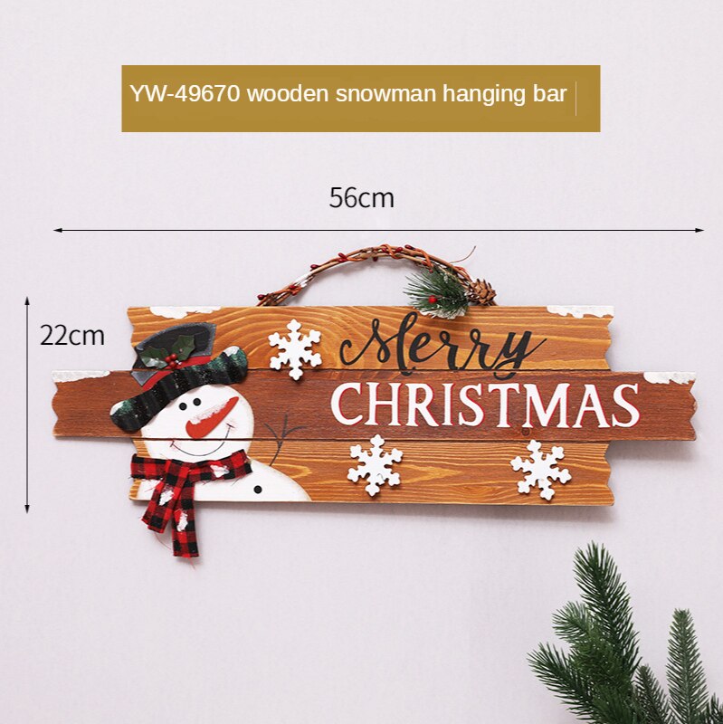 Christmas Decor Floor Letterbox Postbox Home Outdoor Wood Christmas Party Decora