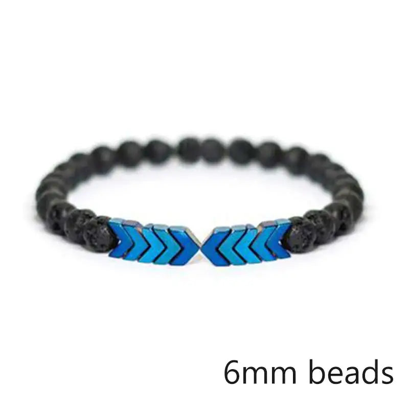 Men Bracelet Natural Moonstone Bead Tibetan Buddha Bracelet Chakra Lava Stone Diffuser Bracelets Men Jewelry