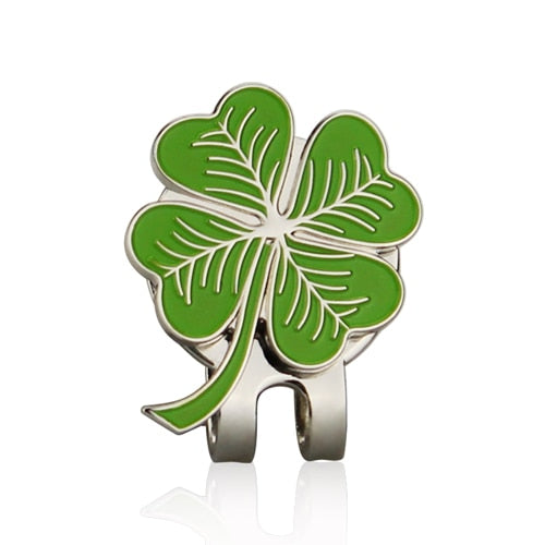 New Golf Ball Mark+Golf Hat Clip Magnetic Alloy Marker Golf Accessories Eagle Tiger One Putter Flog Wine Glass Lucky Clover