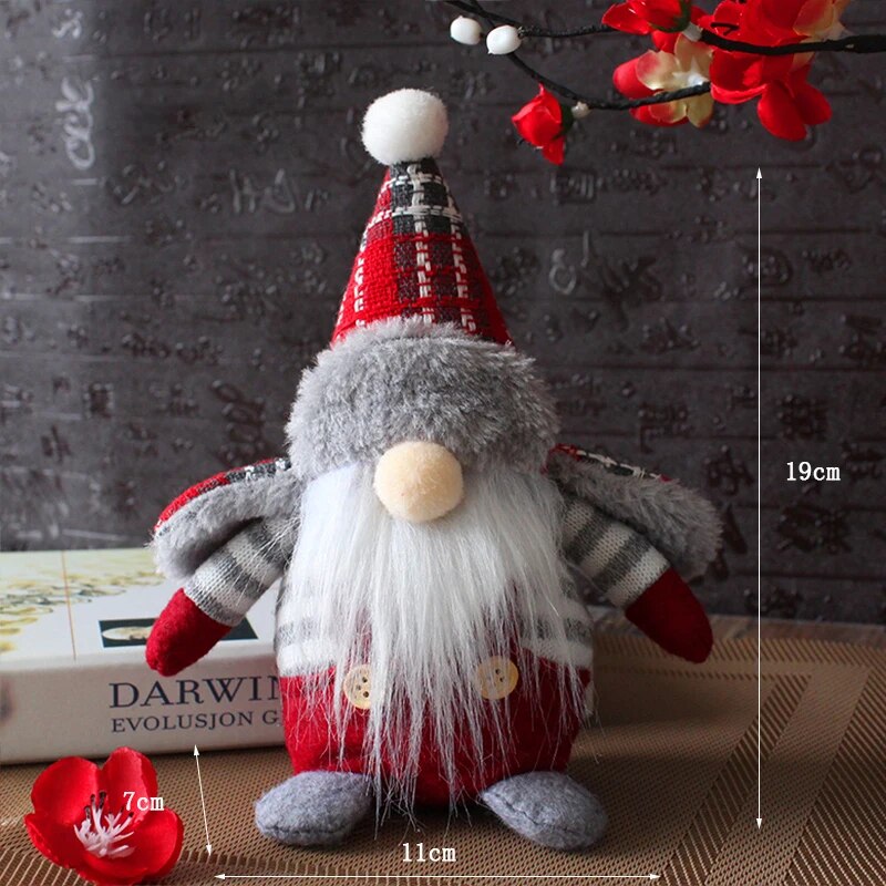 Christmas Gnomes Elf Doll Christmas Home Decoration Christmas Tree Decoration Natal Navidad Plush Toys Happy New Year 2023