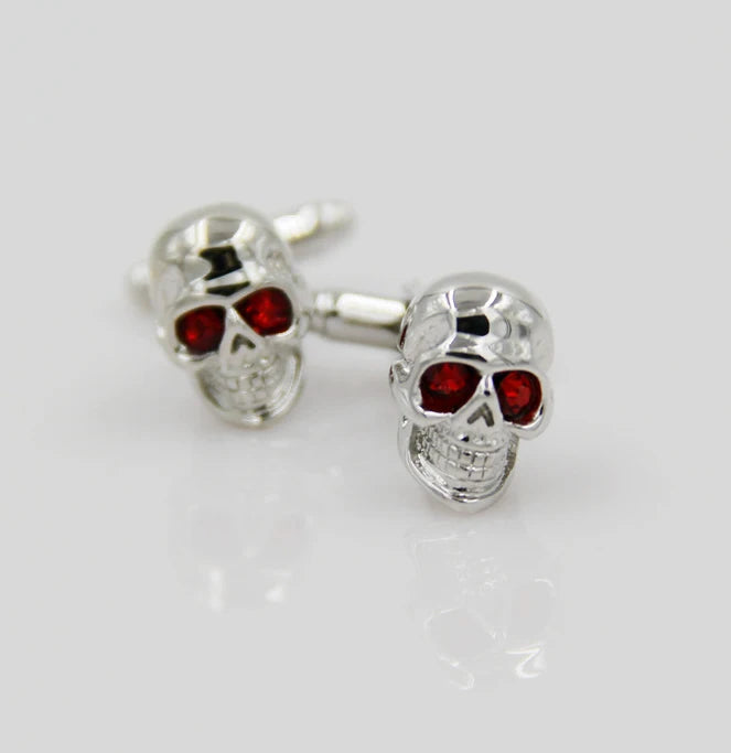 Skull Cufflinks 28 Vintage Skeleton Designs Men's Designer Cuff Links