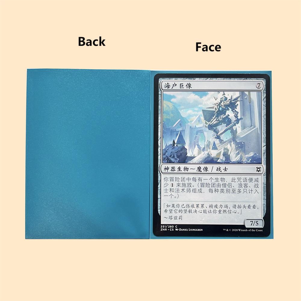 100PCS Matte Ultimate Outer Colorful Standard Size Card Sleeves Trading Cards Protector Shield Magical Card Cover PKM 66x91MM