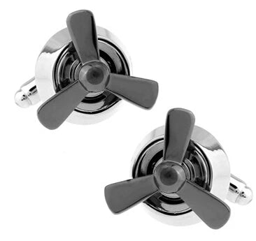 Cufflinks Retail Novelty Sail Design Blue White Color Sport Series Cufflinks for Men Cuff Links