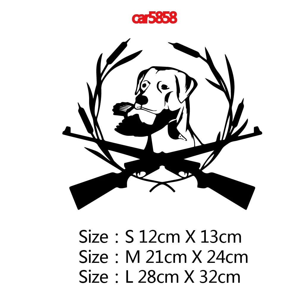 Hunter Car Stickers Hunting Adventure Decal for Auto Body Cars Head Engine Cover Windows Decoration Wrap Vinyl