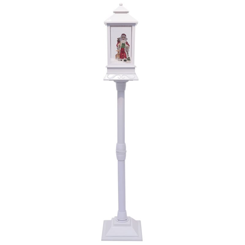 Christmas Decorations Western Style Snow Street Light With Music Merry Christmas Decoration for Garden