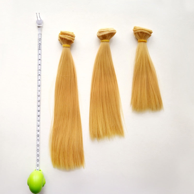 Msiredoll Bjd Wig 15*100CM or 20*100CM or 25*100CM Doll Hair for 1/3 1/4 1/6 Straight Hair Doll Hair Bjd Wig Diy