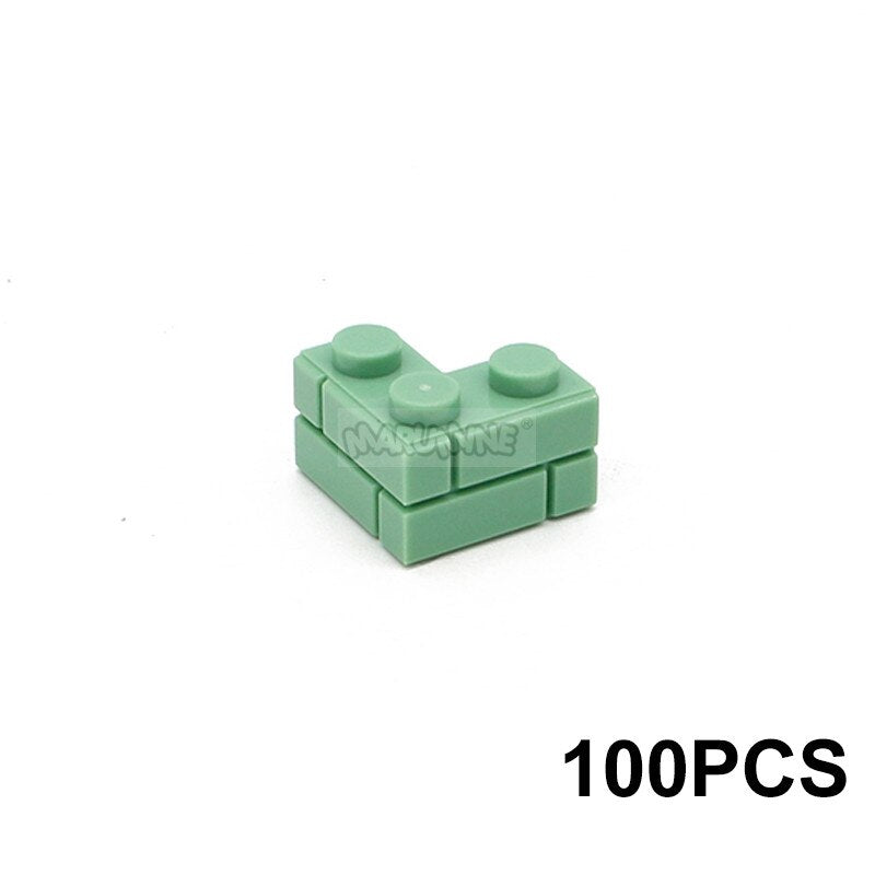 MARUMINE 150PCS 1x3 Wall Bricks Cube Idea Part House Build Block Parts 3622 Compatible Accessories DIY Assembly MOC Street View